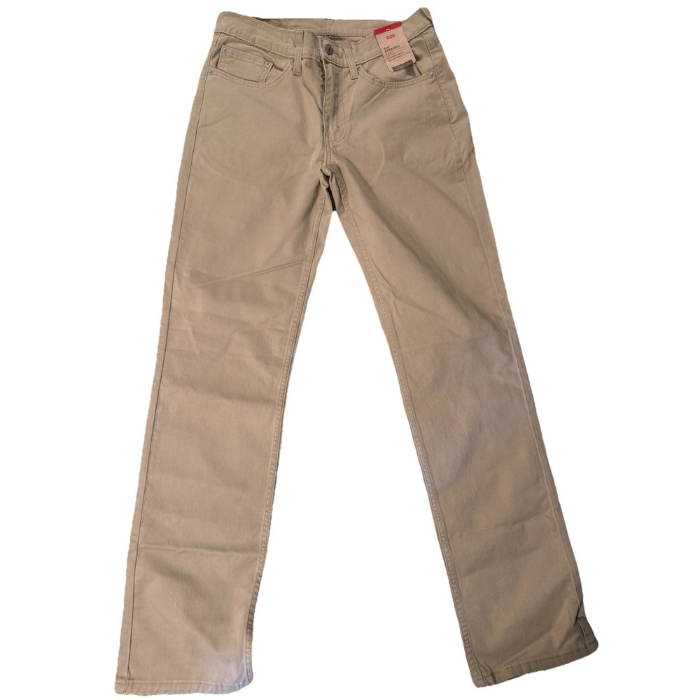 Levi's 514 Slim Straight Tan Jeans size 32x34 New with tags